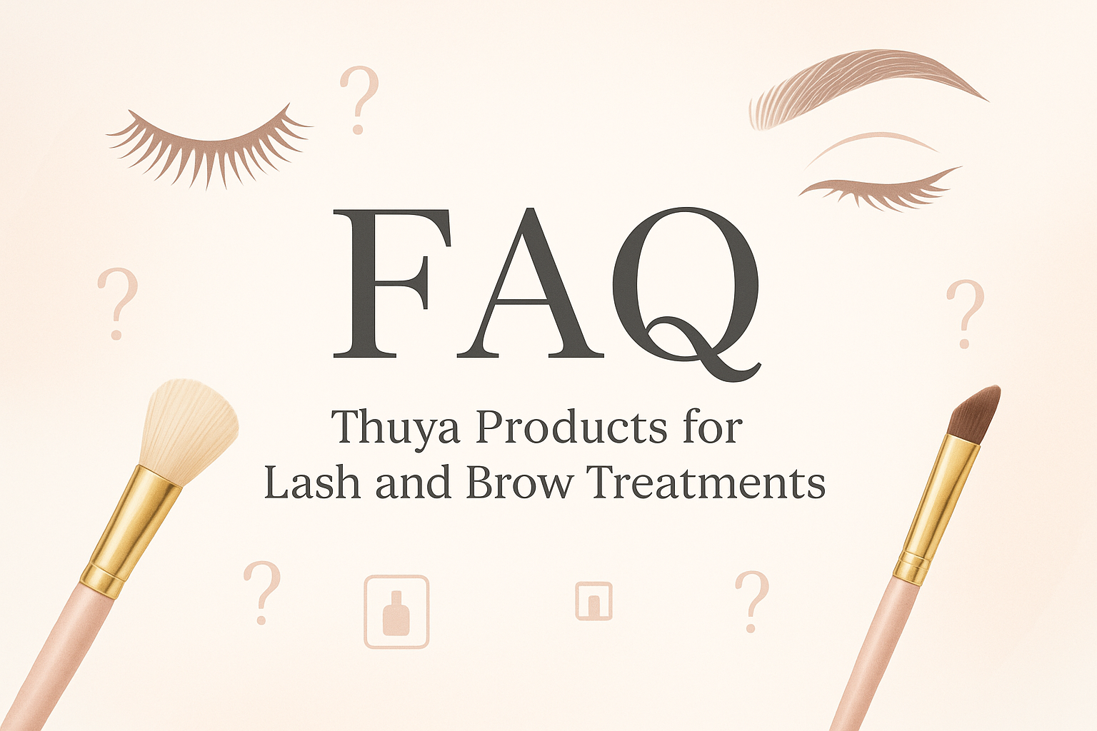 Thuya Products FAQ for Lash & Brow Lamination, Tinting, and Regenerating