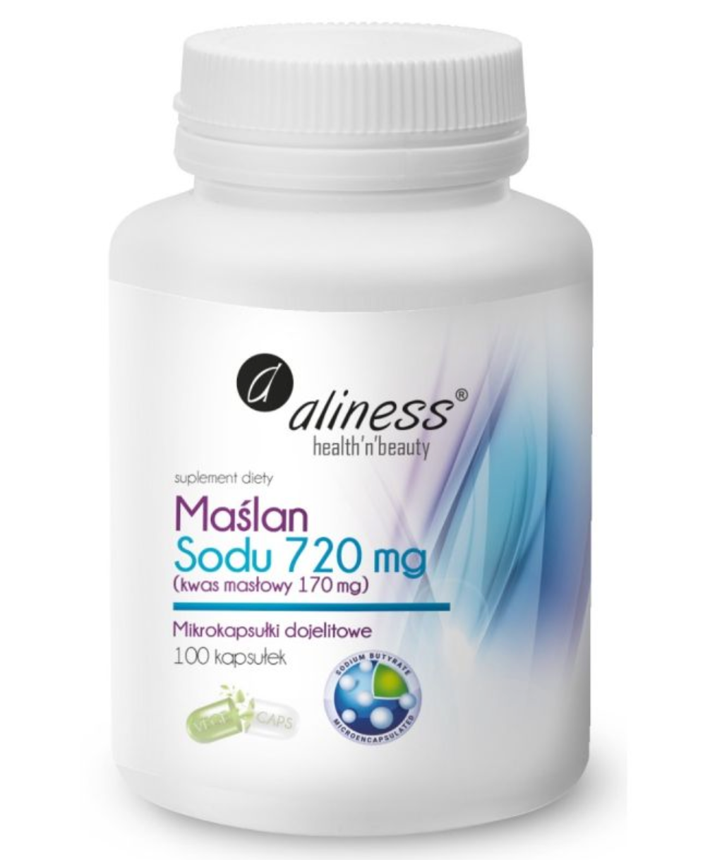 Aliness Sodium Butyrate 720mg bottle