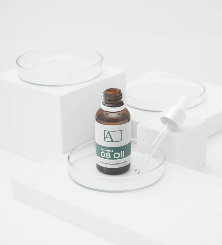 Arkada 08 Oil 1 fl oz - Protective Nail & Skin Treatment with 8 Natural Oils