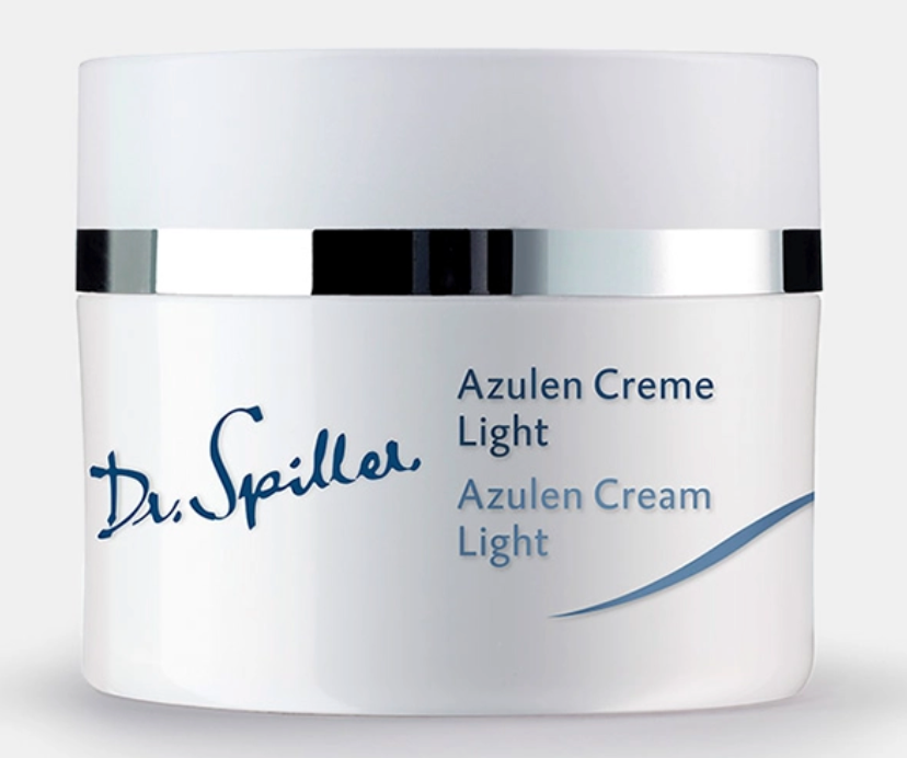 Dr. Spiller Azulen Cream Light 1.7 fl oz – Lightweight Moisturizer for Sensitive & Redness-Prone Skin