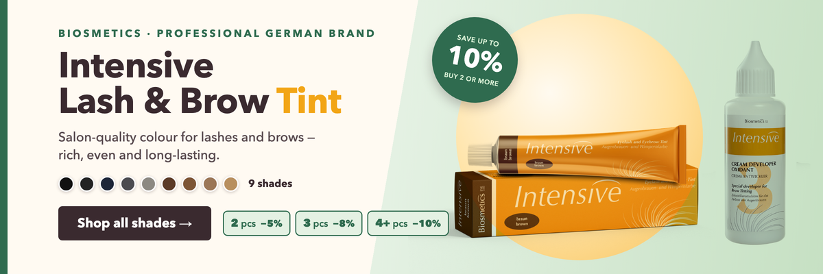 Biosmetics Intensive lash and brow tint – 9 shades, buy 2 or more and save up to 10%
