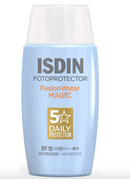 ISDIN Fotoprotector Fusion Water MAGIC SPF50+ 1.7 fl oz – Ultralight Daily Facial Sunscreen