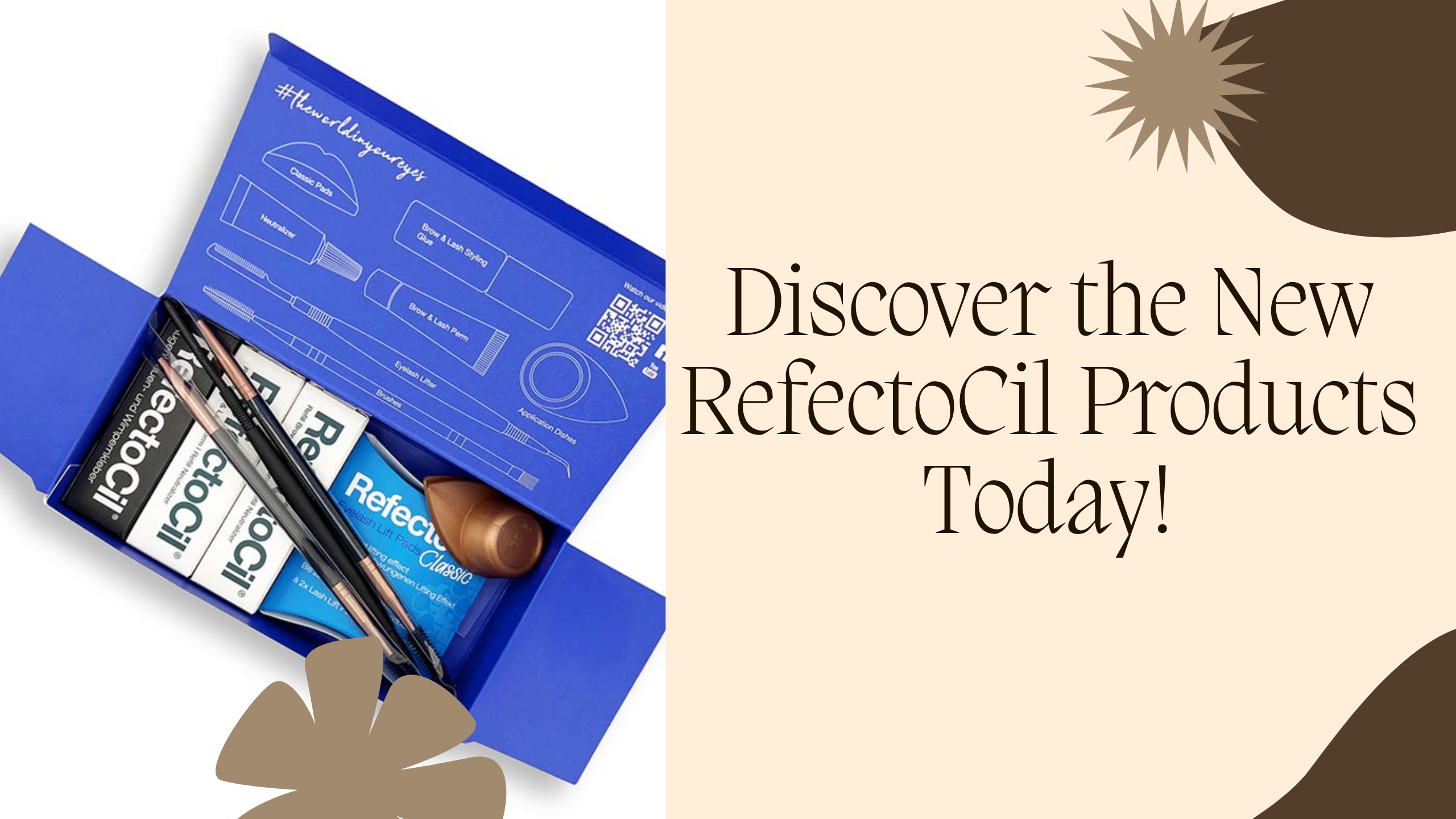 RefectoCil products arrival banner with new products and promotional text
