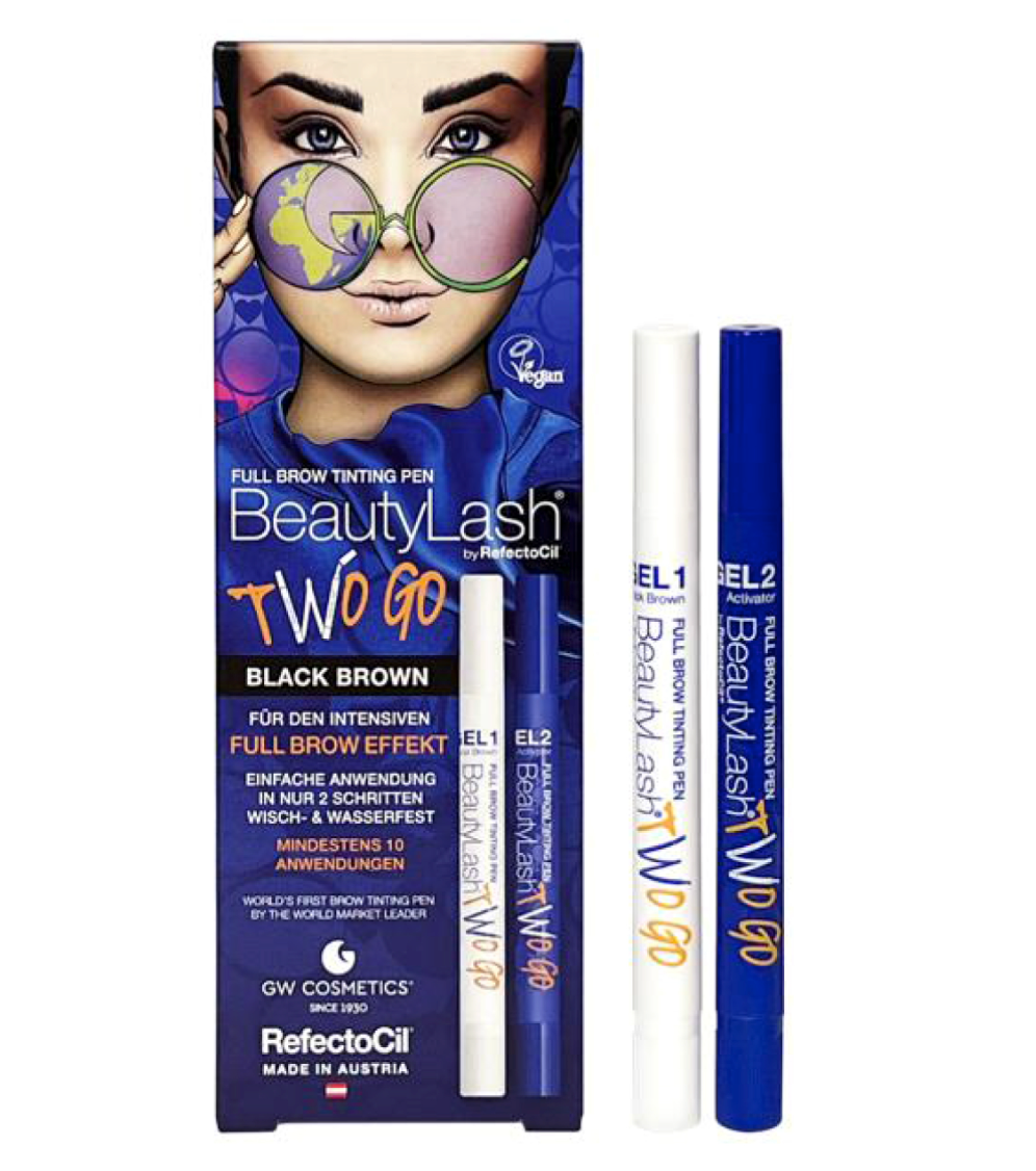 RefectoCil Beauty Lash Two Go Black Brown – Instant Lash & Brow Color | Long-Lasting, Smudge-Proof Formula