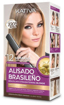 Kativa Blonde Brazilian Straightening Kit for Light Hair