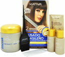 Kativa Brunette Brazilian Straightening Kit for Dark Hair