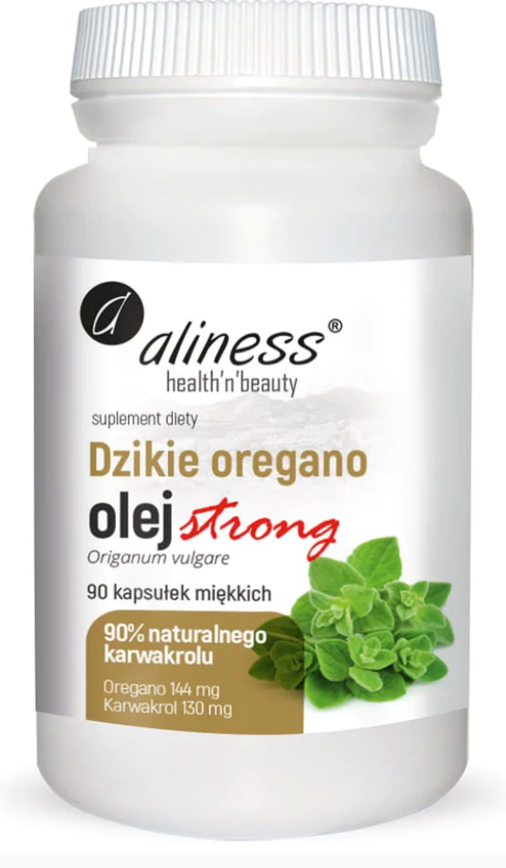 Aliness Wild Oregano Oil Strong 144mg, 90 capsules