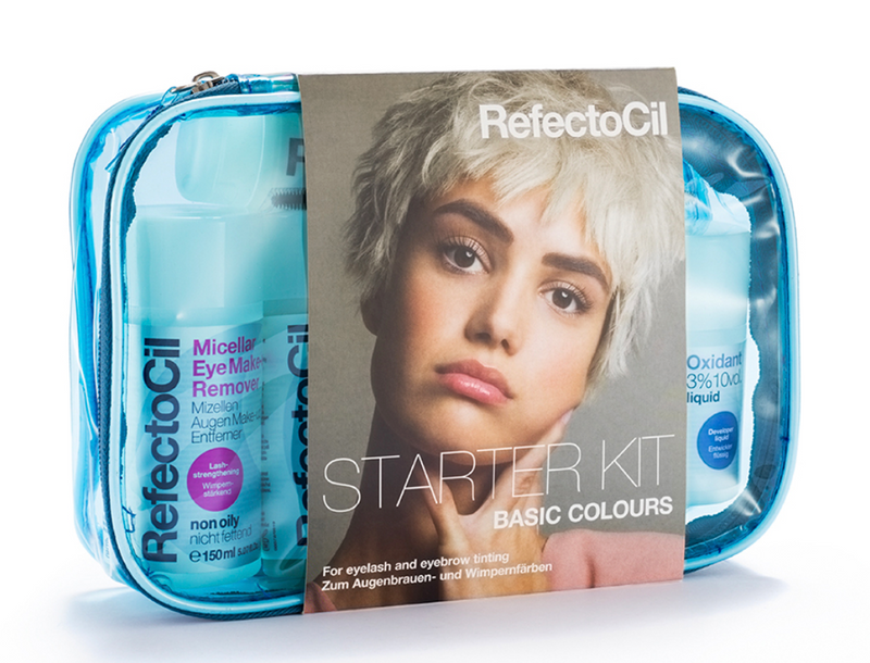 The RefectoCil Starter Kit is an all-in-one solution for achieving professional-quality eyelash and eyebrow tinting results at home.