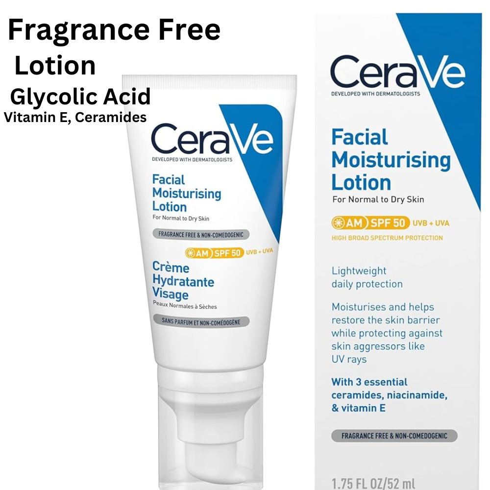 Cerave Facial Moisturizing Lotion SPF50+ 52ML 