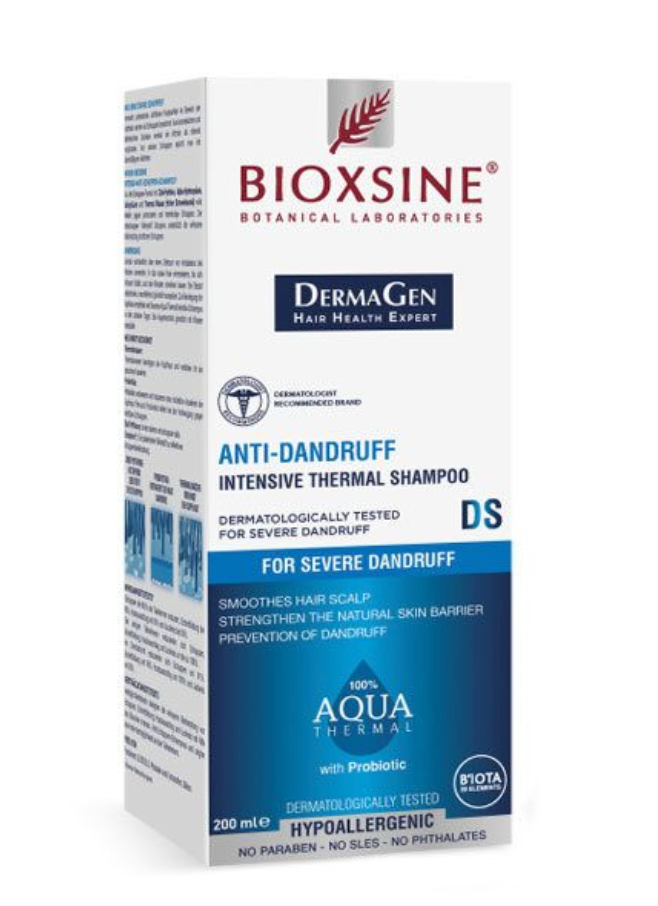 Bioxsine DermaGen Anti-Dandruff Shampoo for Oily and Seborrheic Skin 6.7 fl oz