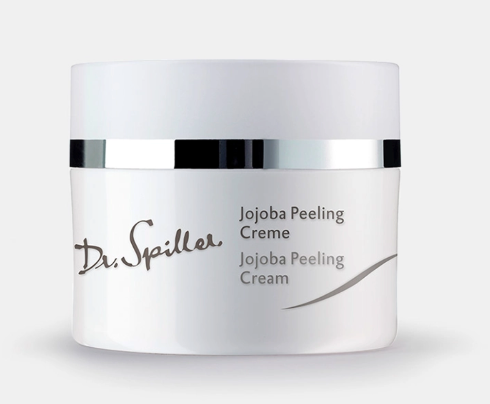 Dr. Spiller Jojoba Peeling Cream 1.7 fl oz – Exfoliating Jojoba Face Scrub for Smooth Skin