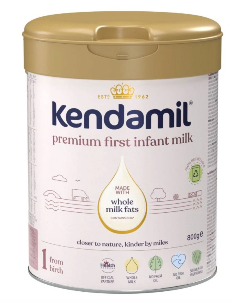 Kendamil Premium First Infant Milk 800g – Natural, Full-Cream Formula for Newborns (0-6 Months)