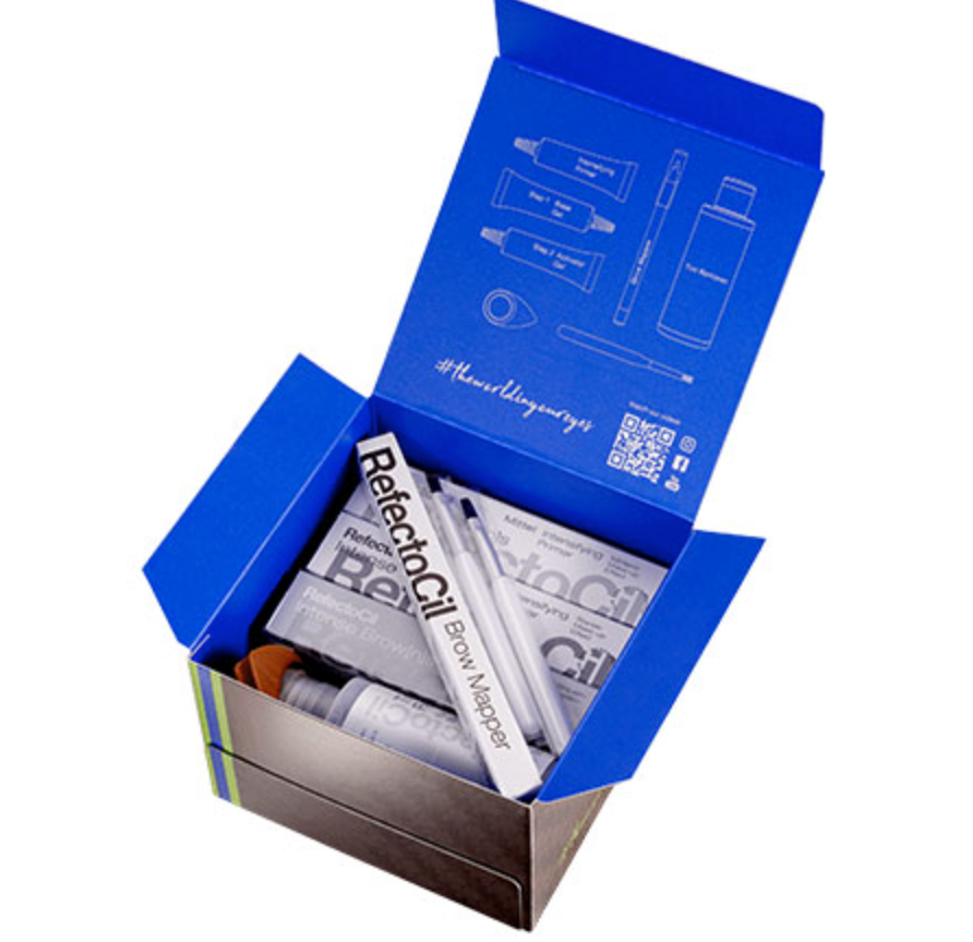 RefectoCil Intense Browns Essentials Kit – Complete Professional Brow & Lash Tinting System