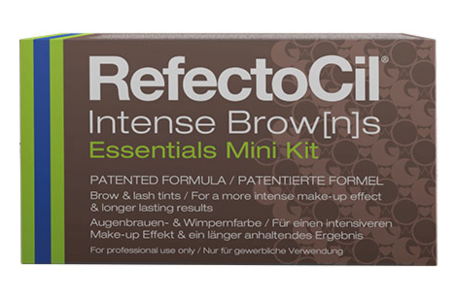 RefectoCil Intense Browns Essentials Mini Kit – Professional Brow Tinting Starter Set