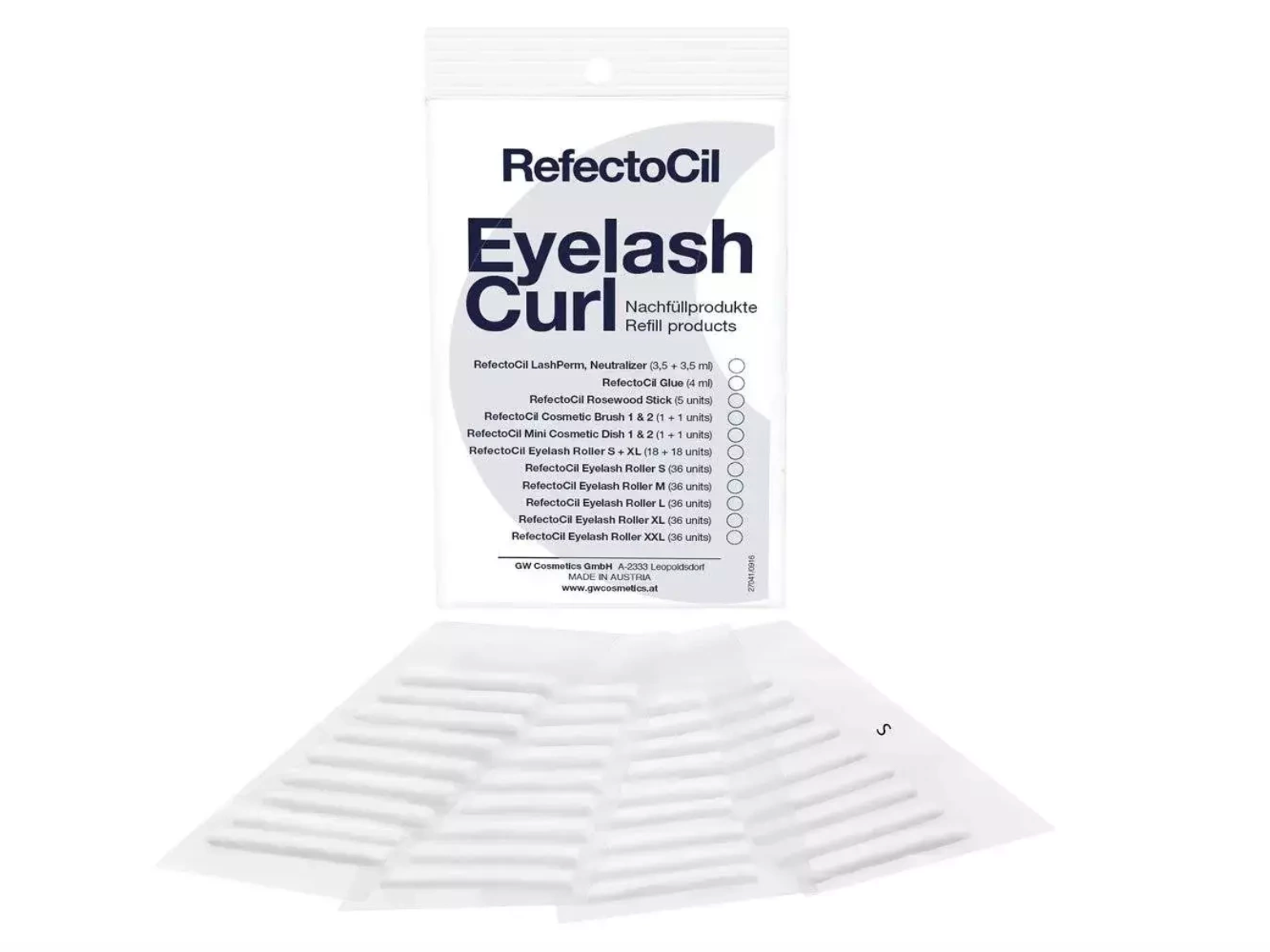 RefectoCil Eyelash Curl Refill Rollers L – Large Refill Rollers for Eyelash Curl | Effortless Lash Curling