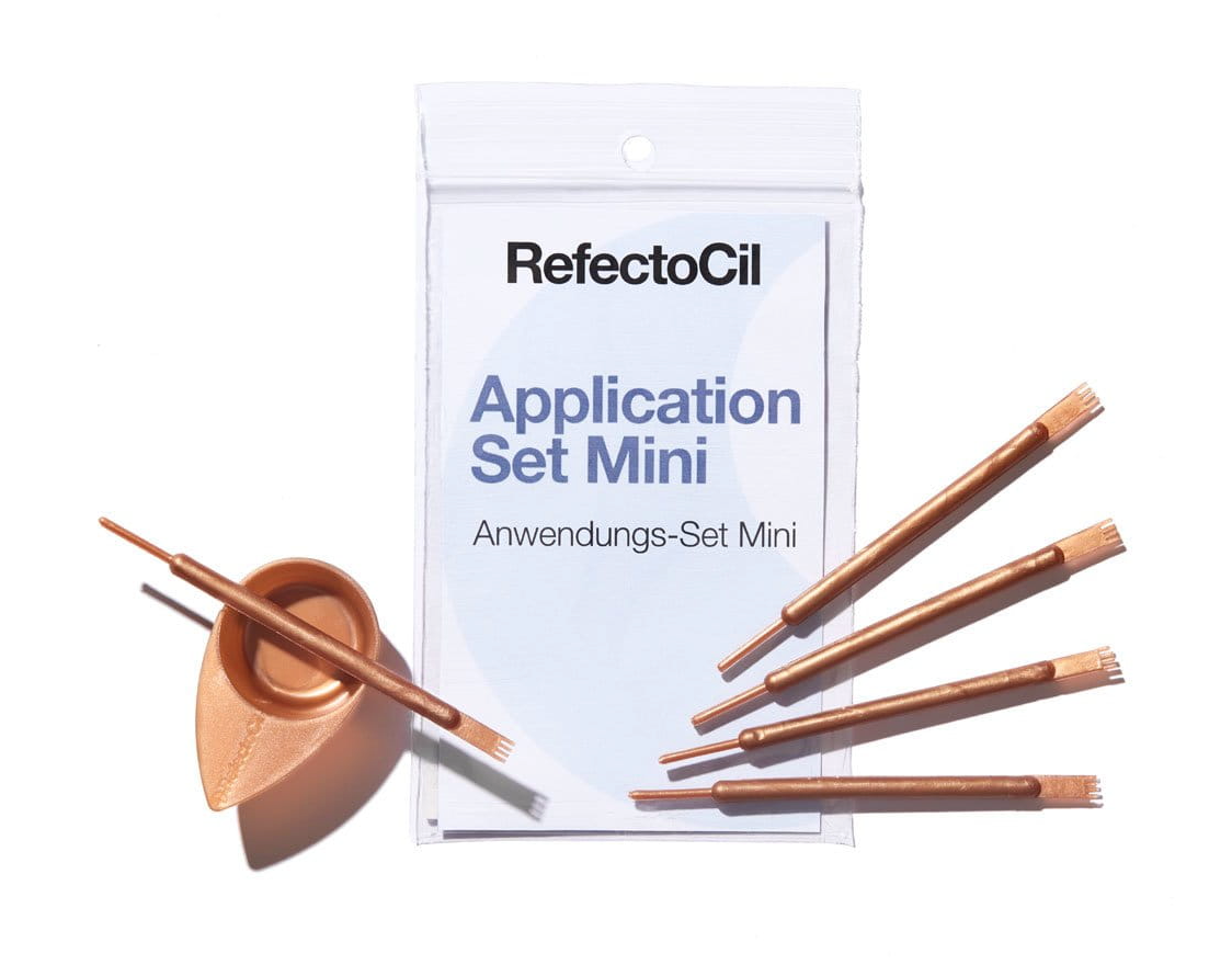 RefectoCil Application Set Mini Rose Gold – Mini Beauty Application Set | Rose Gold Tools for Precise Makeup