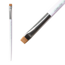 Wide angled brow brush