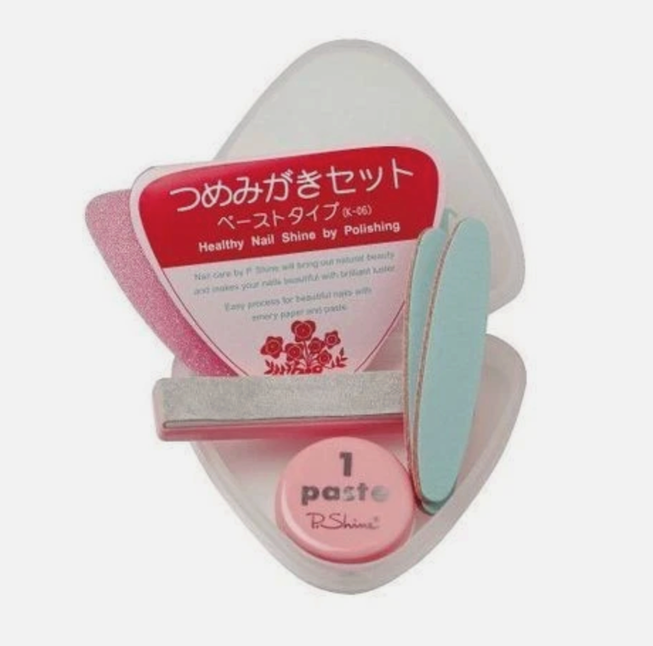 P.Shine Japanese Manicure Pocket Kit | Natural Nail Shine