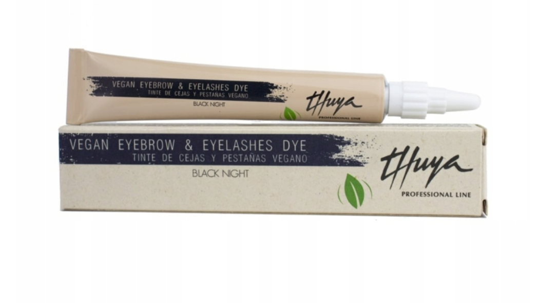 Thuya Vegan Eyebrow and Eyelashes Dye - Black Night