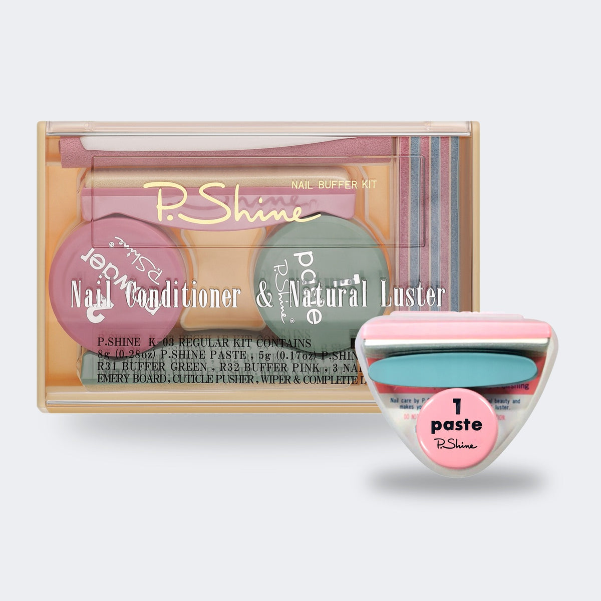 P.Shine Japanese Manicure Home & Travel Set – Full Kit + Pocket Kit