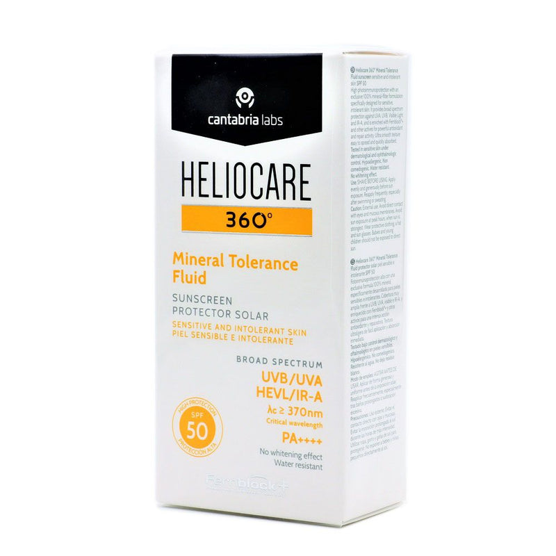 Heliocare 360 Mineral Tolerance Fliud SPF50+ 1.7 fl oz