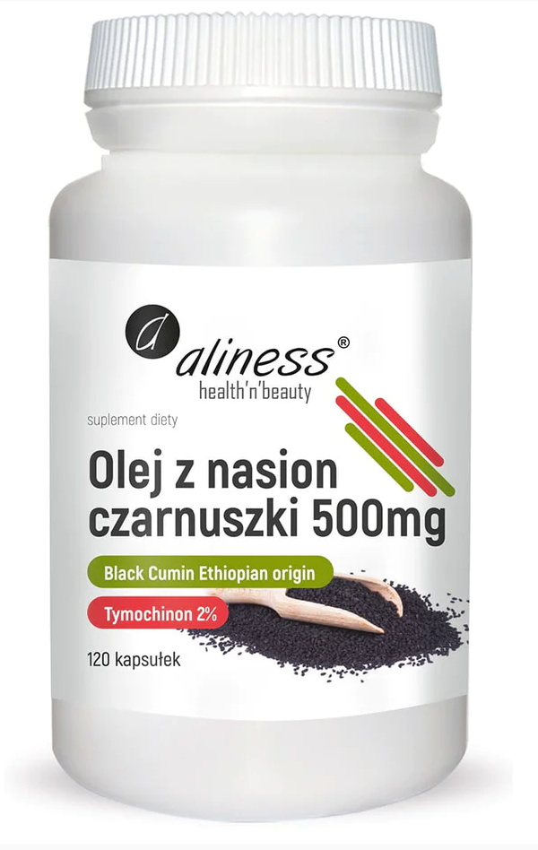 Aliness Black Cumin Seed Oil 500mg 120 caps