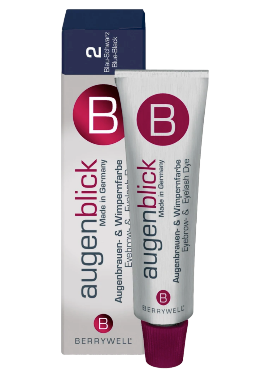 berrywell augenblick eyebrow tint blue black