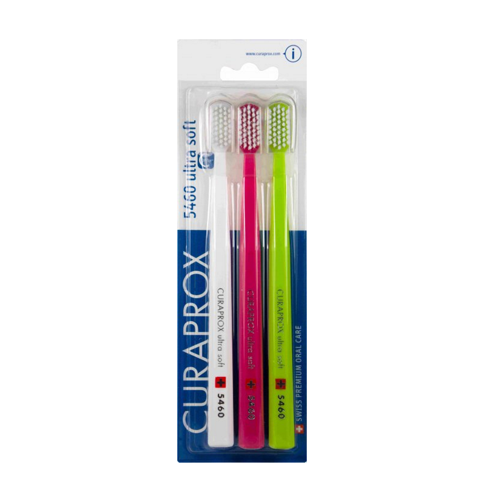 Curaprox CS 5460 Toothbrushes Ultra Soft - 3 brushes – e-cosmetorium