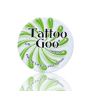 Close-up of a small container of Tattoo Goo Aftercare Salve