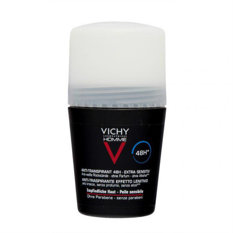 Vichy Homme Deodorant Antiperspirant For Men 48 Hours Roll-on 1.7 fl oz