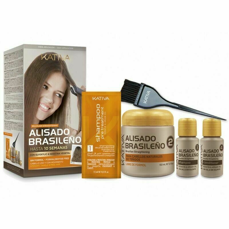 Sin Formol Kativa Straightening Golden Hair Gold Keratin Tiene