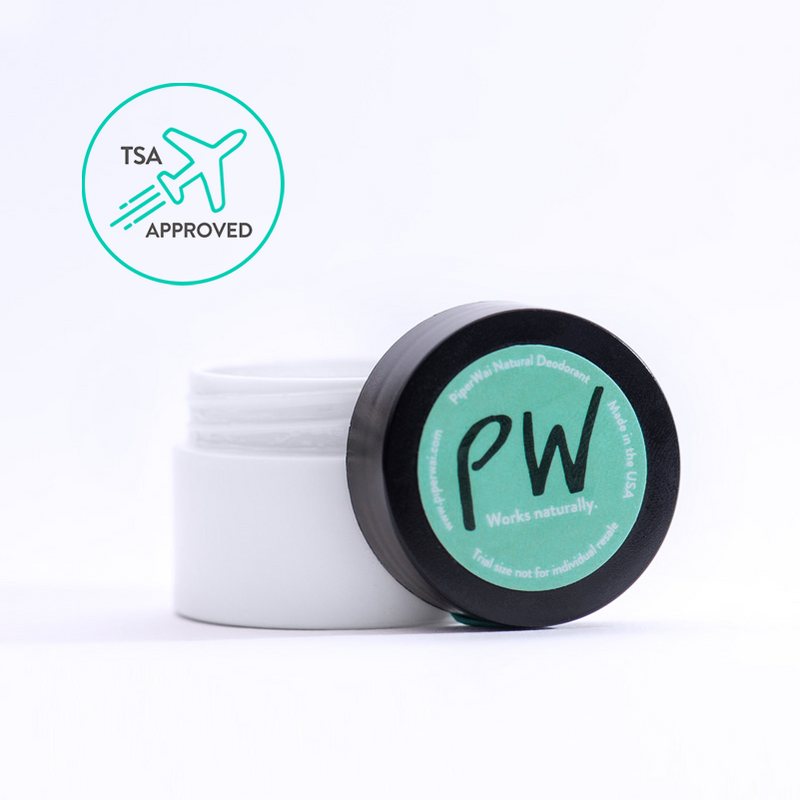 PiperWai Natural Deodorant Cream Minis without Aluminum | 4 Pack